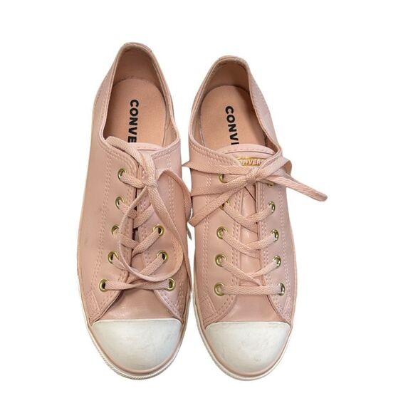 Converse All-Star Sneakers Blush Pink leather size 8 - Picture 5 of 7